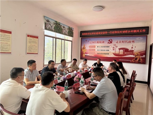 开元平台党委书记张格林率队赴醴陵阳坑村调研乡村振兴工作