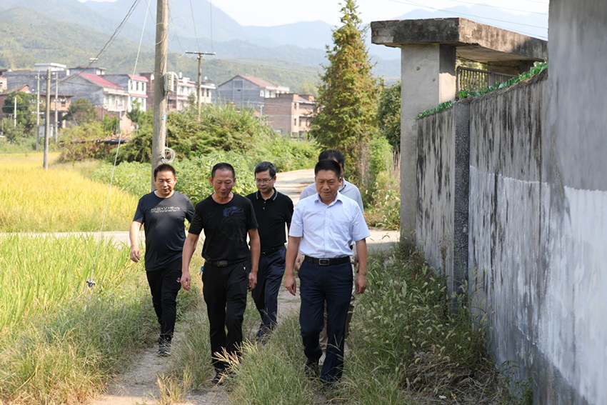开元平台党委书记张格林赴高水村开展乡村振兴专题调研