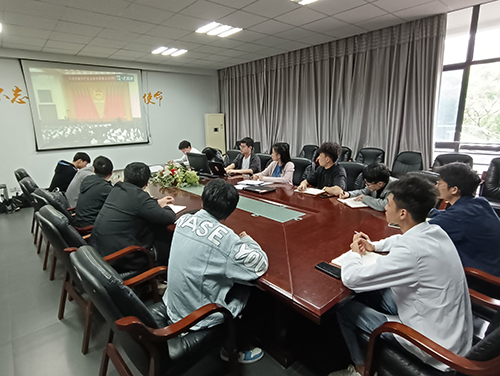 开元平台团委组织收看庆祝中国共青团成立100周年大会