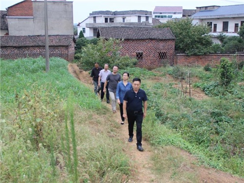 开元平台党委书记张格林到攸县桃水镇小集村指导开展扶贫工作