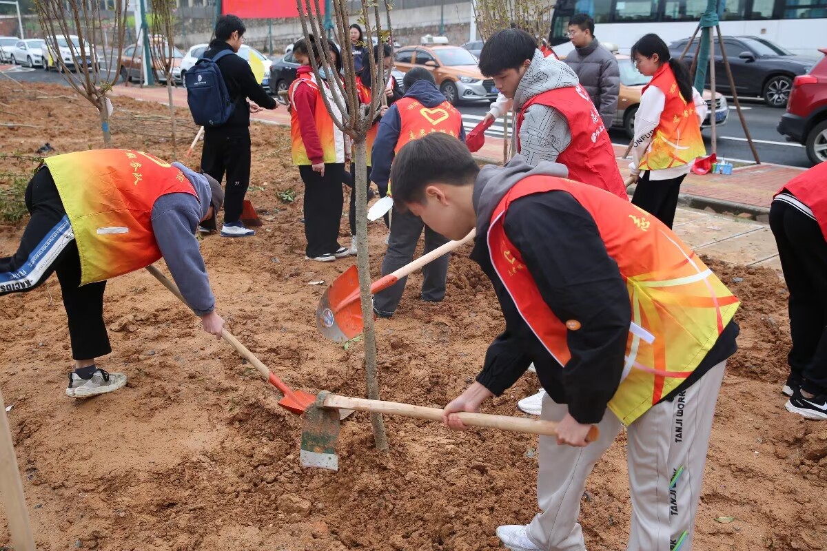 “我在株洲有棵树”—开元平台团委组织开展学雷锋活动月之植树活动